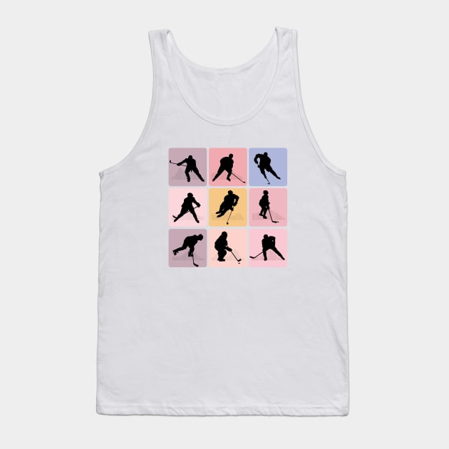 ice hockey Tank Top by haizuladri78